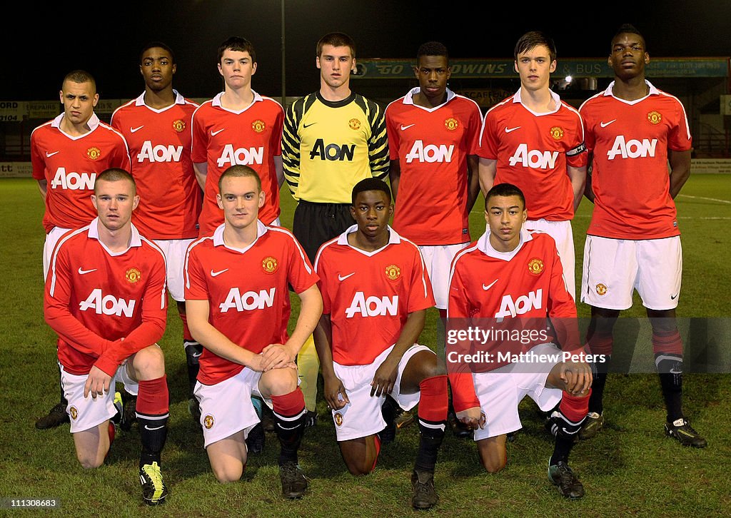 Manchester United v Newcastle United - FA Youth Cup 5th Round