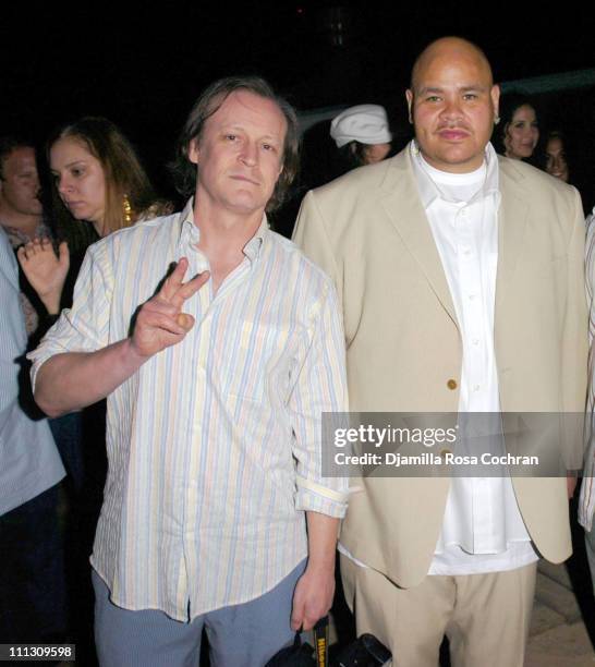 Patrick McMullan and Fat Joe during Pirelli Watches and Hamptons Magazine Host the Golf Classic Party at Cain in Southampton, NY, United States.