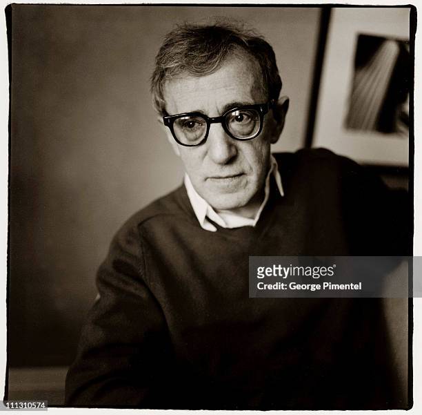 Woody Allen in Toronto, Canada, May 6 at the Windsor Arms Hotel, promoting his film "Hollywood Ending"