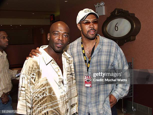 Treach and director Eriq La Salle