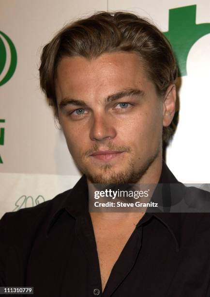 Leonardo DiCaprio during Global Green USA Releases Climate Change Report, Calls on President Bush to Attend Upcoming Earth Summit In South Africa at...