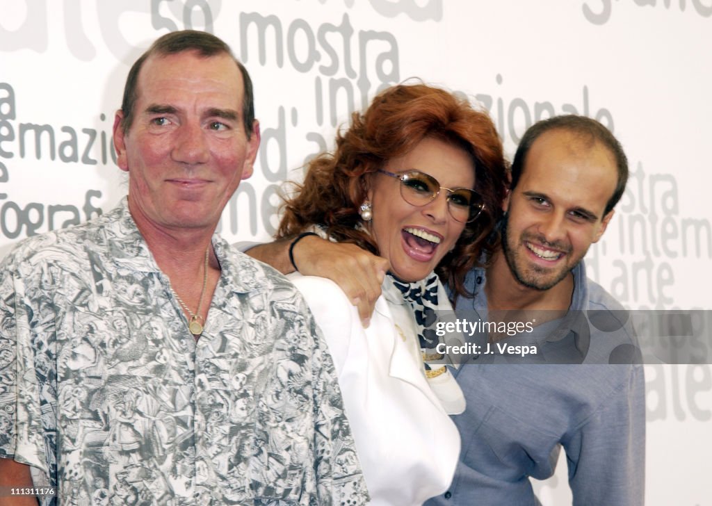 2002 Venice Film Festival - Sophia Loren at "Between Strangers" Photocall