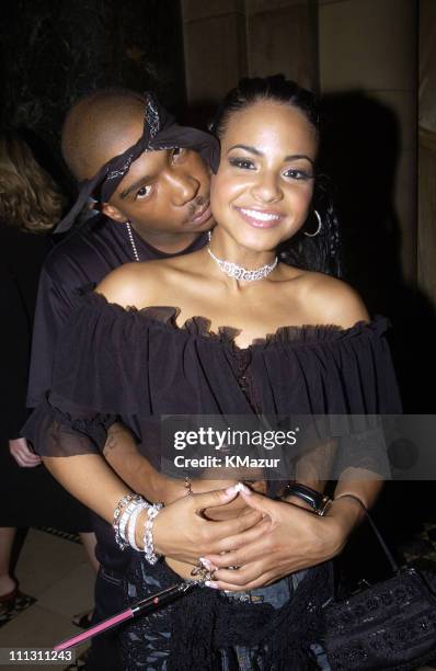 Ja Rule and Christina Milian during P. Diddy and Guy Oseary Host Their Post-VMA Party at Cipriani's, Presented by RBK at Cipriani's in New York City,...