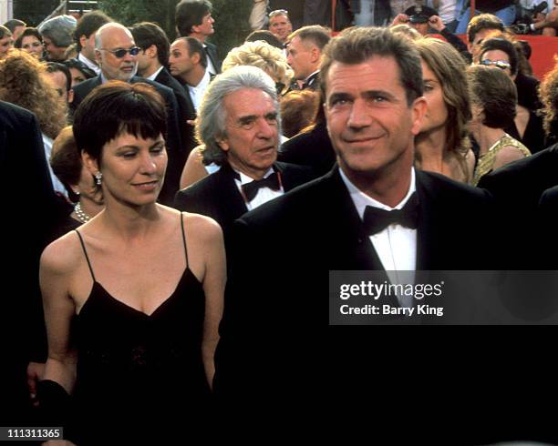 Mel Gibson and wife Robyn during The 69th Annual Academy Awards - Arrivals at Shrine Auditorium in Los Angeles, California, United States.