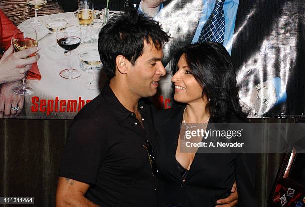 Joe Maruzzo and Kathrine Narducci during HBO Las Vegas Fourth Season Premiere Party for "The Sopranos" at House of Blues, Mandalay Bay Hotel and...