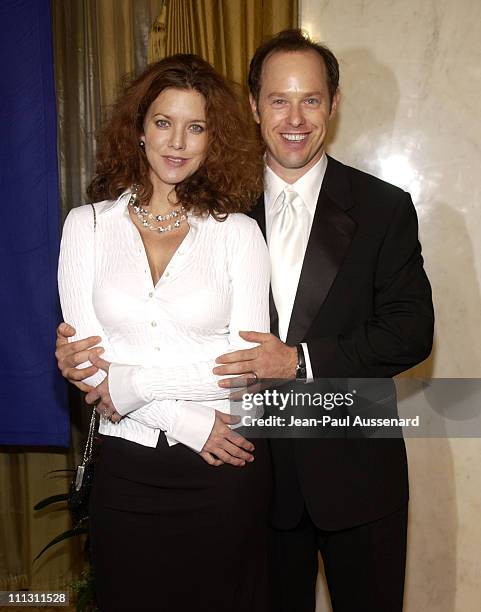 Lisa Akey & Raphael Sbarge during The Museum of Television & Radio's Annual Los Angeles Gala at Regent Beverly Wilshire Hotel in Beverly Hills,...