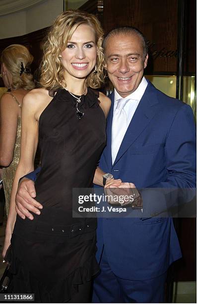 Anna Malova and Fawaz Gruosi during Chopard Grand Opening In Beverly Hills at 328 N. Rodeo Drive at Chopard Beverly Hills in Beverly Hills,...