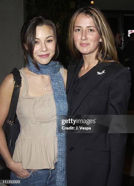 China Chow and Anna Getty during Van Cleef & Arpels Party at Van Cleef & Arpels Rodeo Store in Beverly Hills, California, United States.