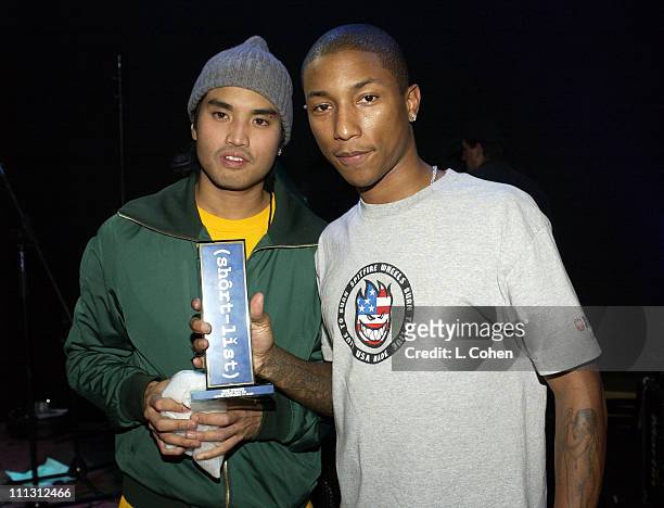 Chad Hugo & Pharrell Williams of N.E.R.D. During 2nd Annual Shortlist Music Awards Concert at Henry Fonda Theatre in Los Angeles, California, United...