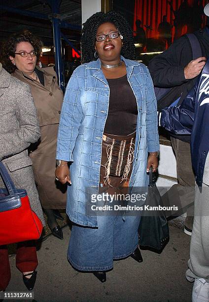 Angie Stone during New York Premiere of "Standing in the Shadows of Motown" - Arrivals at Harlem's World Famous Apollo Theater in New York City, New...