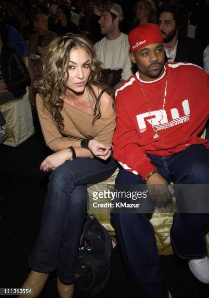 Drea de Matteo and Damon Dash during 8th Annual Victoria's Secret Fashion Show - Front Row at The New York State Armory in New York City, New York,...