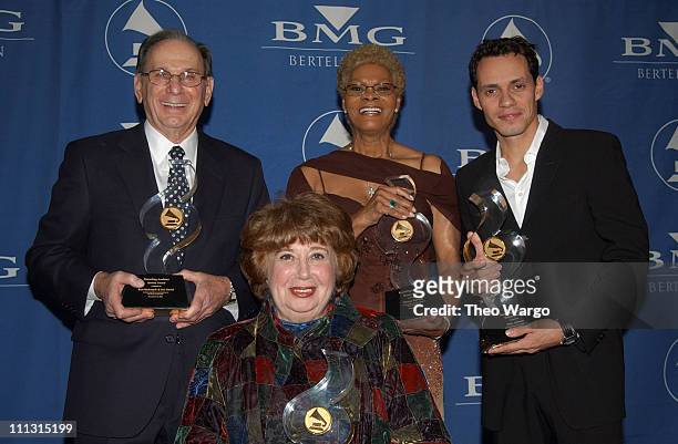 Hal David, Beverly Sills, Dionne Warwick and Marc Anthony
