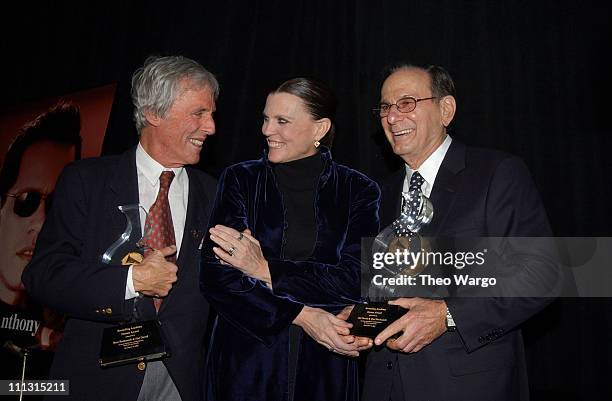 Burt Bacharach, Ann Reinking and Hal David during 7th Annual NARAS Heroes Award 2002 Gala at Hotel Roosevelt in New York City, New York, United...