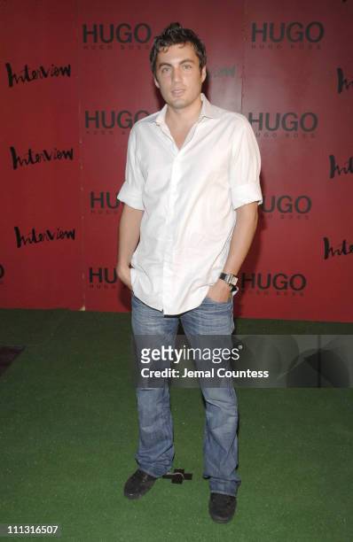 Fabian Basabe during HUGO BOSS and Interview Magazine Host Private Party and Debut Concert by ArcKid at Hugo Roof Deck in New York City, New York,...