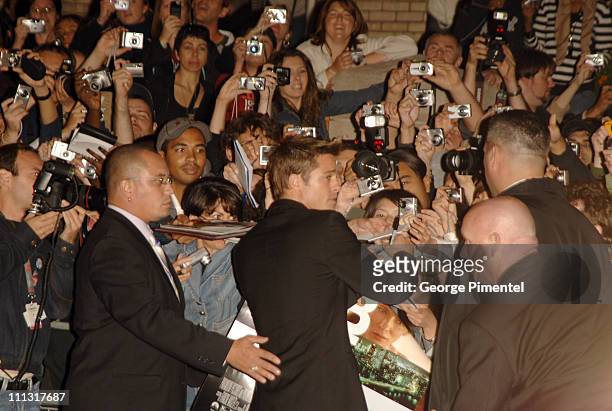Brad Pitt during 31st Annual Toronto International Film Festival - "Babel" Premiere - Arrivals at Roy Thompson Hall in Toronto, Ontario, Canada.