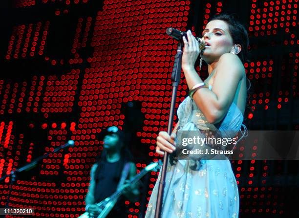 Nelly Furtado during 102.7 KIIS FM "Jingle Ball" 2006 at Honda Center in Anaheim, California, United States.