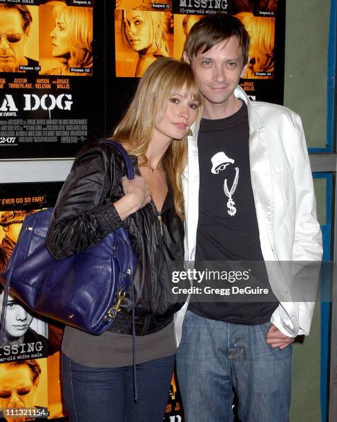 Cameron Richardson and DJ Qualls during "Alpha Dog" Los Angeles Premiere - Arrivals at ArcLight Theatre in Hollywood, California, United States.
