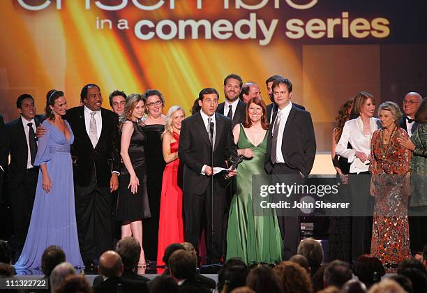 Steve Carell and fellow cast members of "The Office," winners Outstanding Performance by an Ensemble in a Comedy Series 12863_JS_0082.jpg