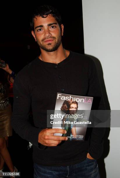 Jesse Metcalfe during Fashion LA Magazine Premiere Issue Launch Party Hosted by Niki Shadrow at Roosevelt Hotel in Hollywood, California, United...