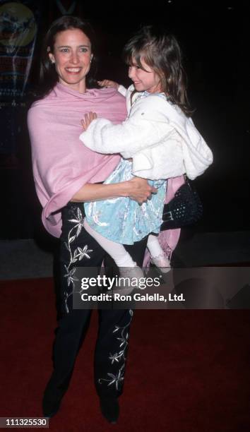 Mimi Rogers and Lucy Rogers-Ciaffa during Opening Night of "The Radio City Christmas Show" at Universal Ampitheater in Universal City, California,...