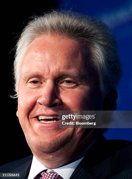 Jeffrey Immelt, chief executive officer of General Electric Co., speaks to the Economic Club of Washington in Washington, D.C., U.S., on Thursday,...