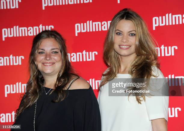 Caritina Goyanes and Carla Goyanes attend the launch of 'Viajes, Ocio, Placer' Pullmantur's Magazine at Oui on March 31, 2011 in Madrid, Spain.