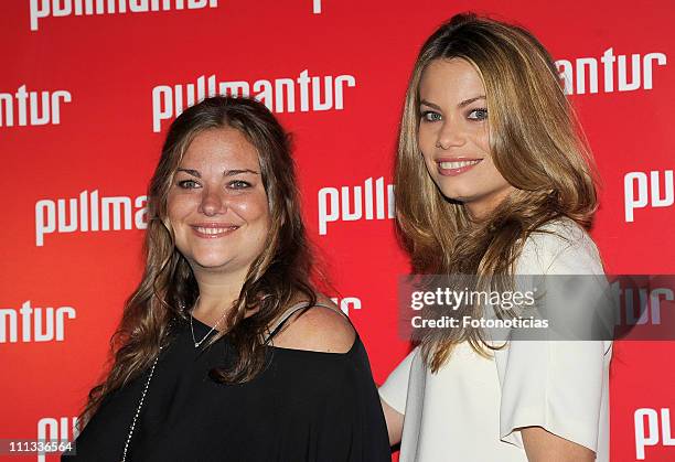 Caritina Goyanes and Carla Goyanes attend the launch of 'Viajes, Ocio, Placer' Pullmantur's Magazine at Oui on March 31, 2011 in Madrid, Spain.