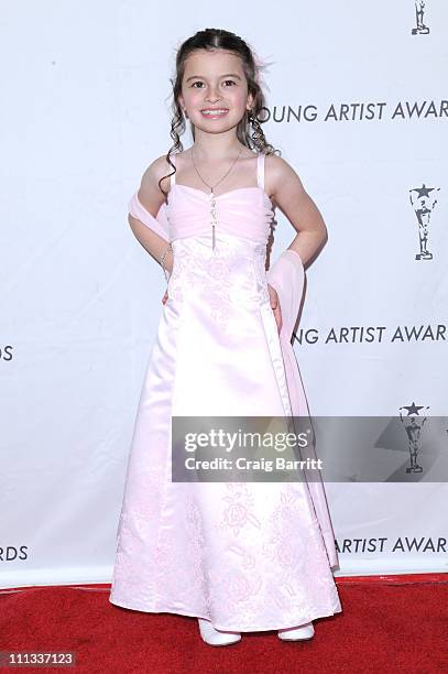 Dalila Bela attends the 32nd Annual Young Artist Awards at Sportsmens Lodge on March 13, 2011 in Studio City, California.