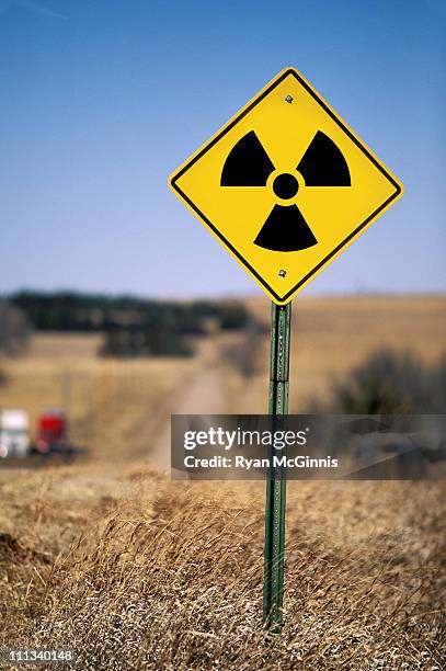 radiation sign - radiation symbol stock pictures, royalty-free photos & images