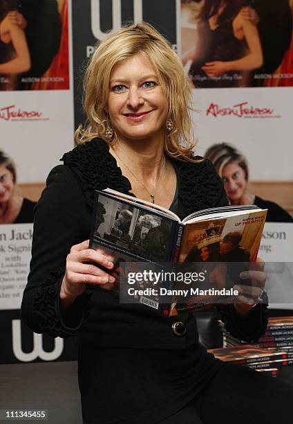 Alison Jackson attends the launch of her new book 'Kate And Wills Up The Aisle: A Right Royal Fairytale' at Waterstones, Piccadilly on April 1, 2011...