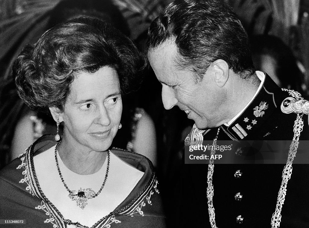 Queen Fabiola and King Baudouin of Belgi
