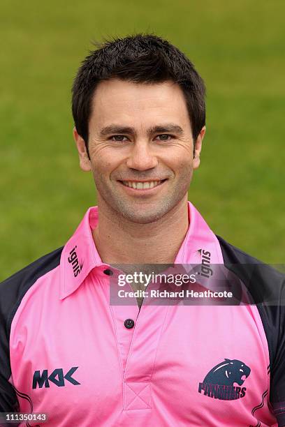 Ben Scott poses for a portrait in T20 kit during the Middlesex County Cricket Club Photocall at Lords on April 1, 2011 in London, England.