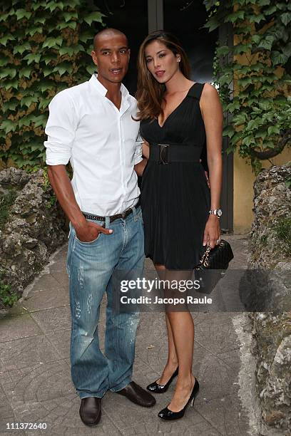 Matteo Ferrari and Aida Yespica attend a Paul & Betty event on June 24, 2009 in Milan, Italy.