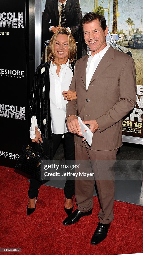 Michael Pare and wife Marjolein Booy arrive at the "The Lincoln... News