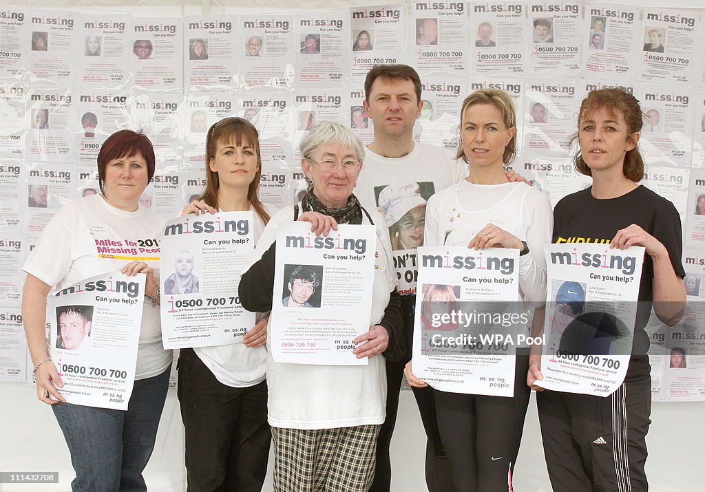 Kate McCann and Gerry McCan Take Part In The Miles For Missing People Charity Run