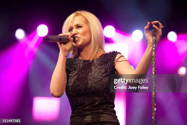 Kellie Pickler performs onstage during 2011 NCAA Tourney Town at Indiana Convention Center on April 2, 2011 in Indianapolis, Indiana.