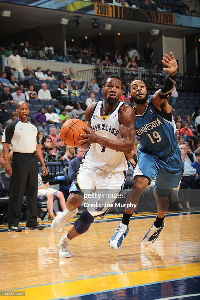 Minnesota Timberwolves v Memphis Grizzlies