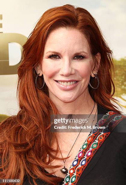 Actress Melissa Gilbert attends the premiere of Warner Brothers' "Born to be Wild" at the California Science Center on April 3, 2011 in Los Angeles,...