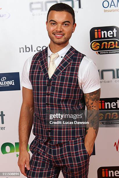 Guy Sebastian arrives at the 2011 NBL/WNBL Awards Night at Crown Palladium on April 4, 2011 in Melbourne,Australia.