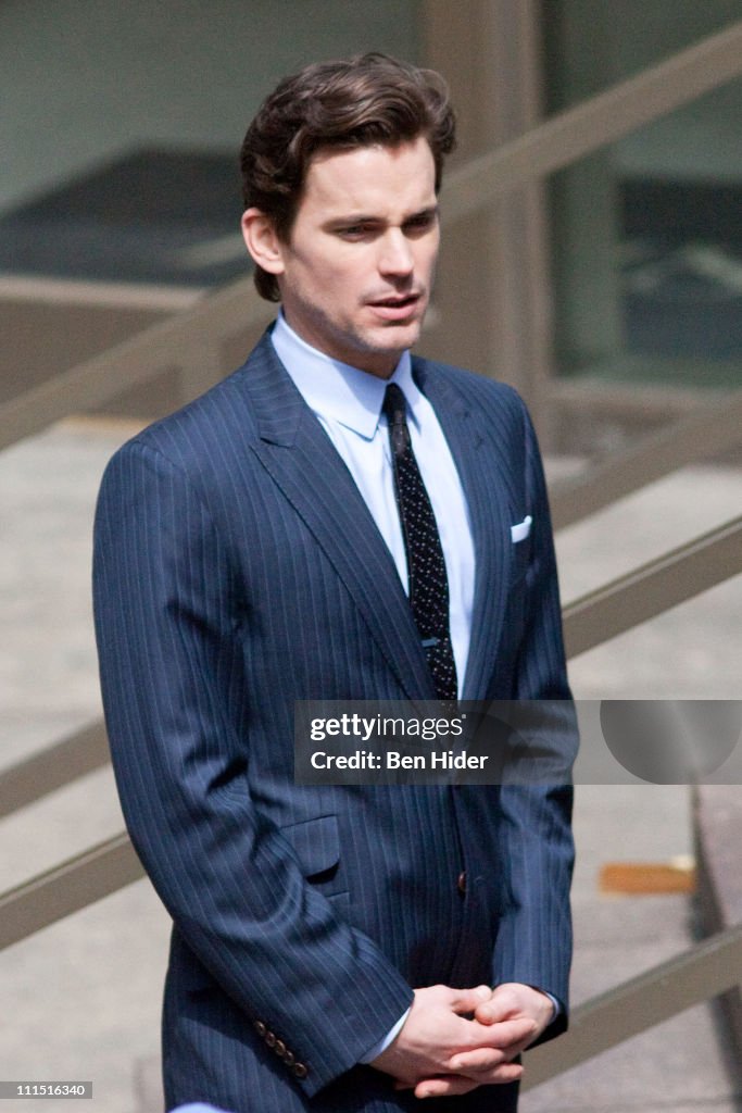 Filming On Location For "White Collar" - April 04, 2011