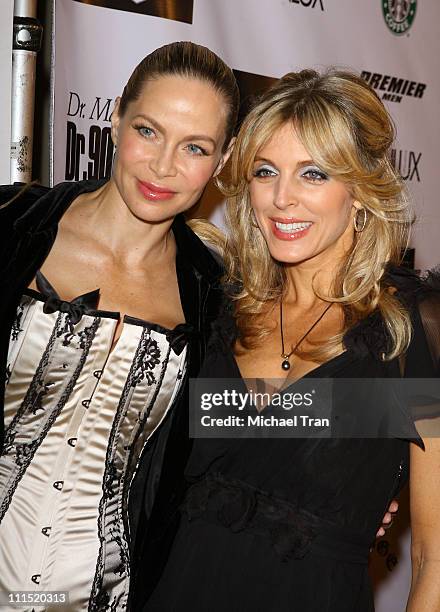 Clothing designer Christina Fulton and Marla Maples arrives at the 1st Annual FULCAGE "Christmas With A Conscience" event held at Blvd3 nightclub on...