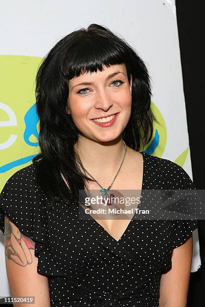 Screenwriter Diablo Cody arrives at the Bold Ink Awards held at The Grammy Foundation on January 24, 2008 in Santa Monica, California.