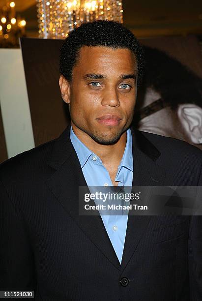 Actor Michael Ealy arrives at 6th Annual Behind the Lens Awards honoring Spike Lee held at The Beverly Wilshire Hotel on March 26, 2008 in Beverly...
