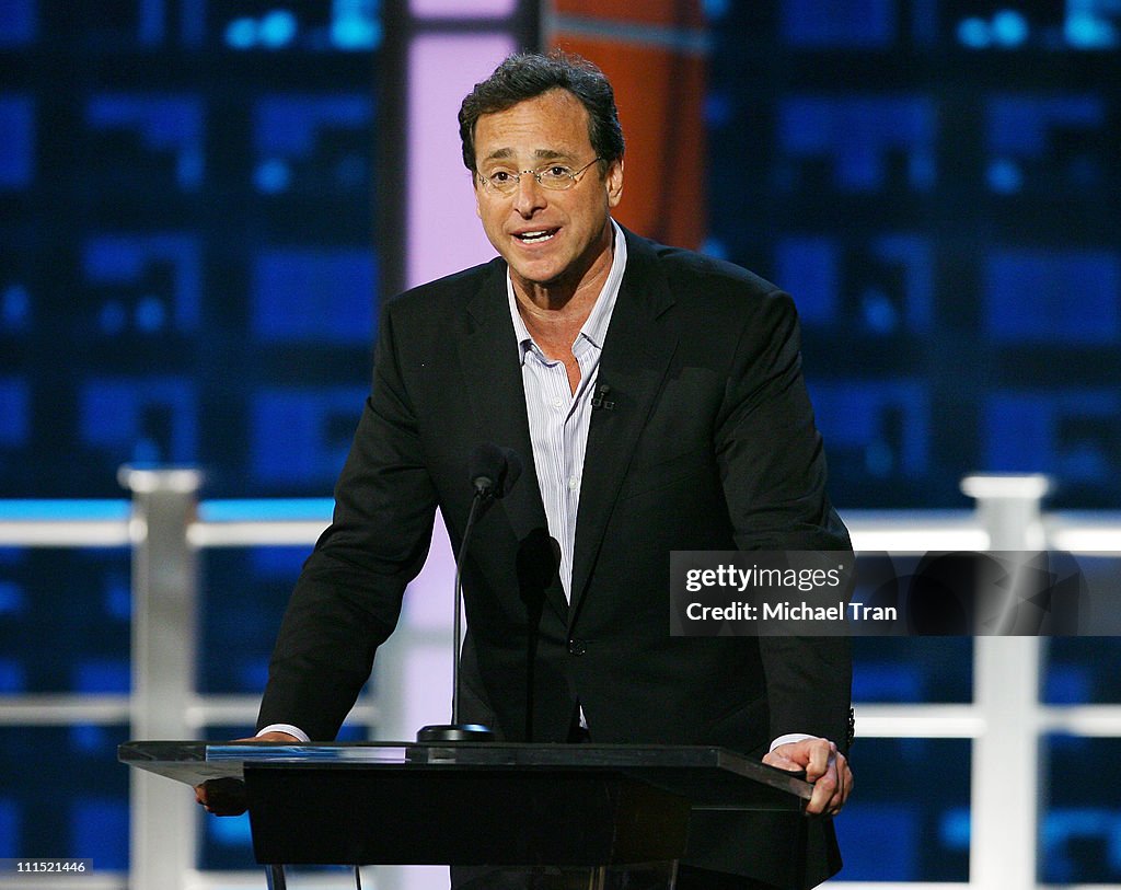 Comedy Central Roast Of Bob Saget Full Actor/comedian Bob Saget on stage at the 'Comedy Central Roast Of Bob