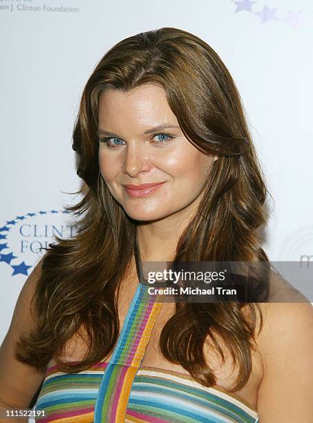 Actress Heather Tom arrives to the Clinton Foundation Millenium Network Event held at The Roosevelt Hotel on April 30, 2009 in Hollywood, California.
