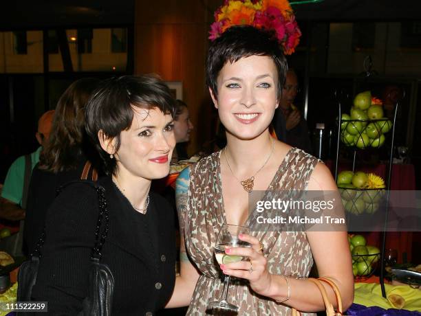 Winona Ryder and Diablo Cody attend the Academy Salute to Oscar-Winning Filmmaker Hal Ashby held at the Academy of Motion Picture Arts and Sciences...