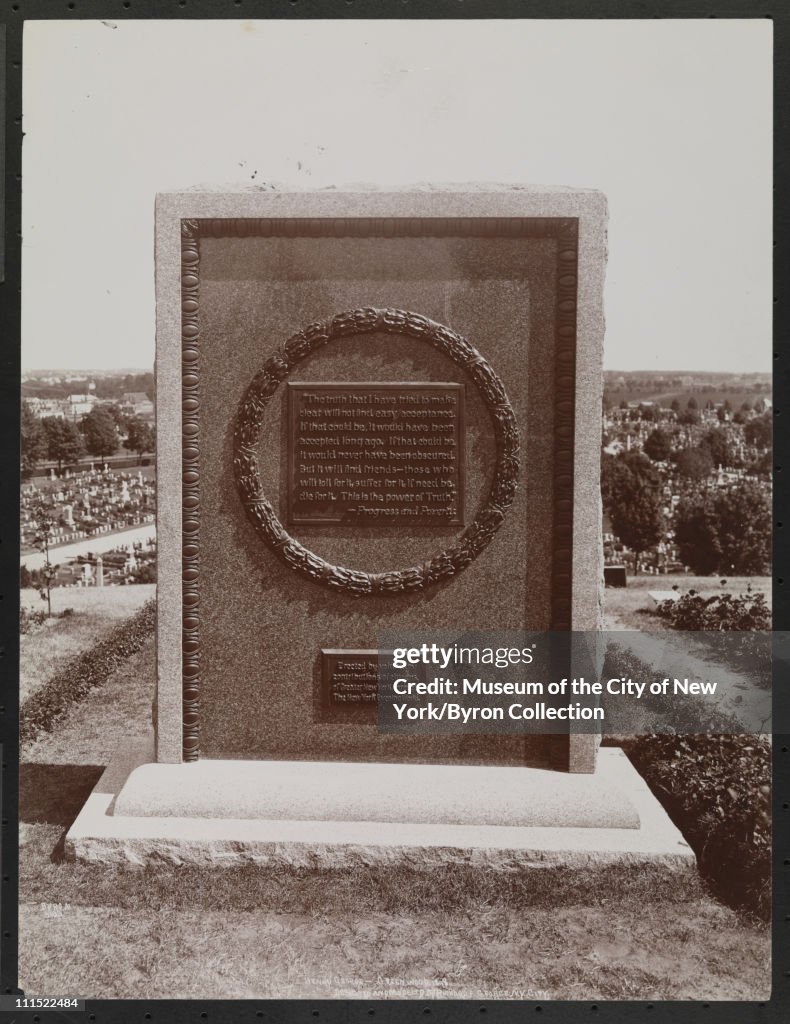 Funeral, Henry George, Greenwood Cemetery, Brooklyn