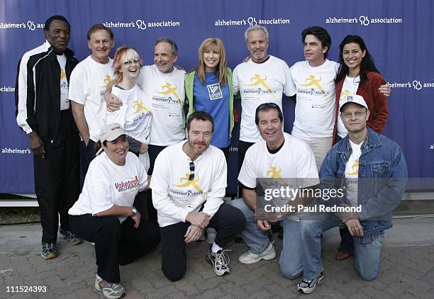 Rafer Johnson, Victor Garber, Shelley Fabares, Ron Rifkin, Leeza Gibbons, Steve Edwards, Peter Gallagher, Bahar Soomekh, front: Shelly Freeman, Bryan...