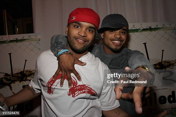 Duana Chenier, Raz B during "Nailed" Los Angeles Premiere at Westwood Majestic Theater in Westwood, California, United States.