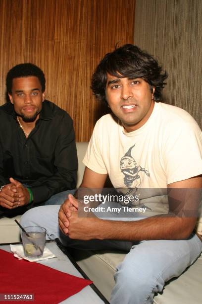 Michael Ealy and Jay Chandrasekhar during Film Independent Director Series 2006 in Los Angeles, California, United States.